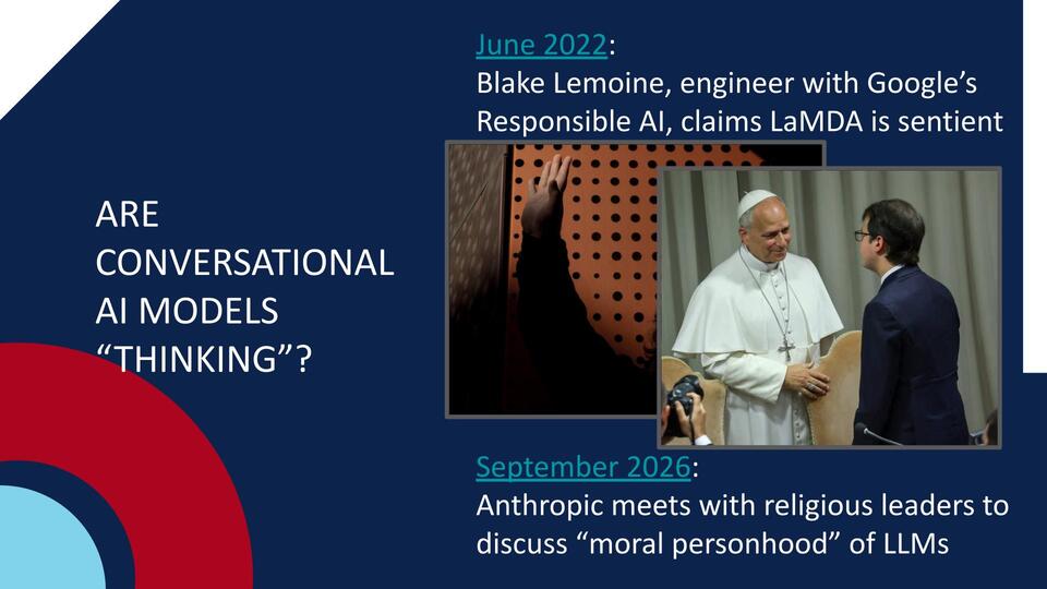A slide from the author's recent presentation on understanding AI
